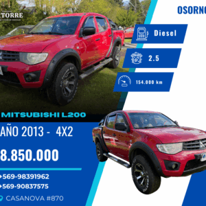 MITSUBISHI L200 2013 – 4X4