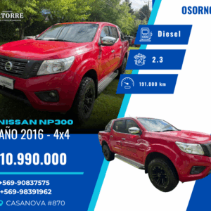 NISSAN NP300 4×4 – 2016