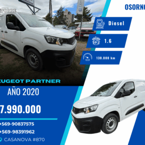 PEUGEOT PARTNER – 2020