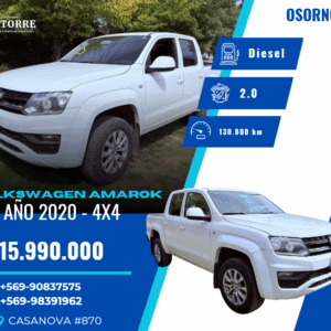VOLKSWAGEN AMAROK – 2020