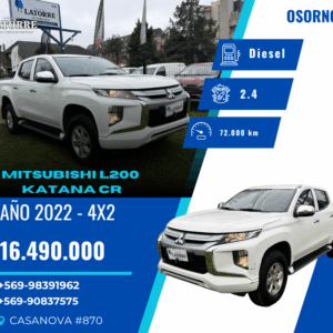 MITSUBISHI L200 CR 4×2 – 2022